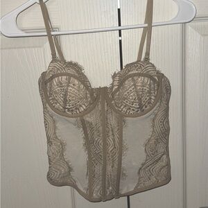 Lace corset top
